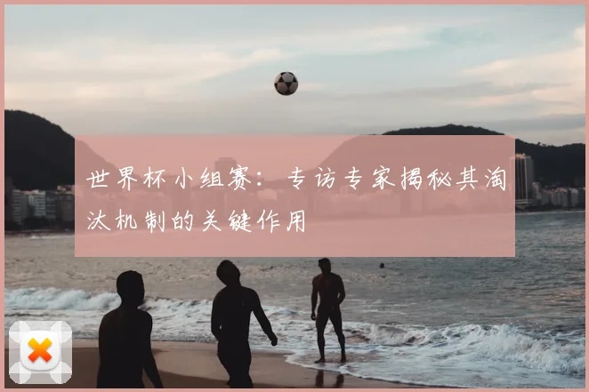 世界杯小组赛:专访专家揭秘其淘汰机制的关键作用
