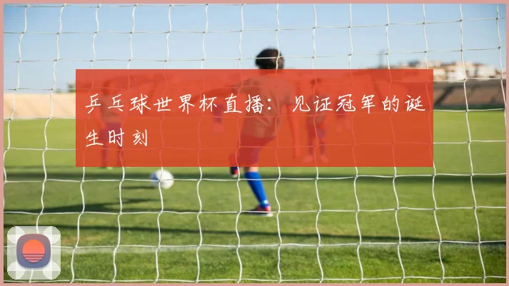 乒乓球世界杯直播:见证冠军的诞生时刻